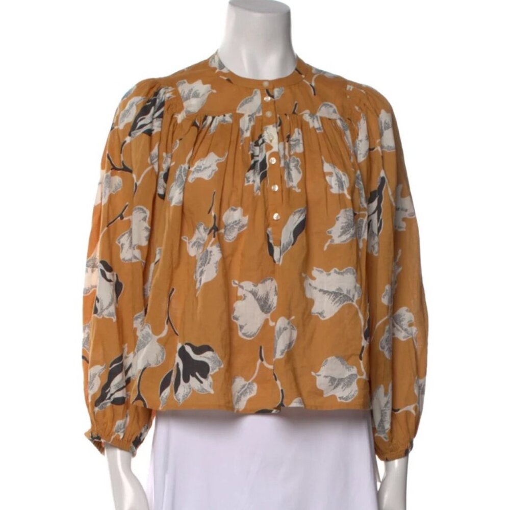 The Great Tale Top Yellow Floral Size 0